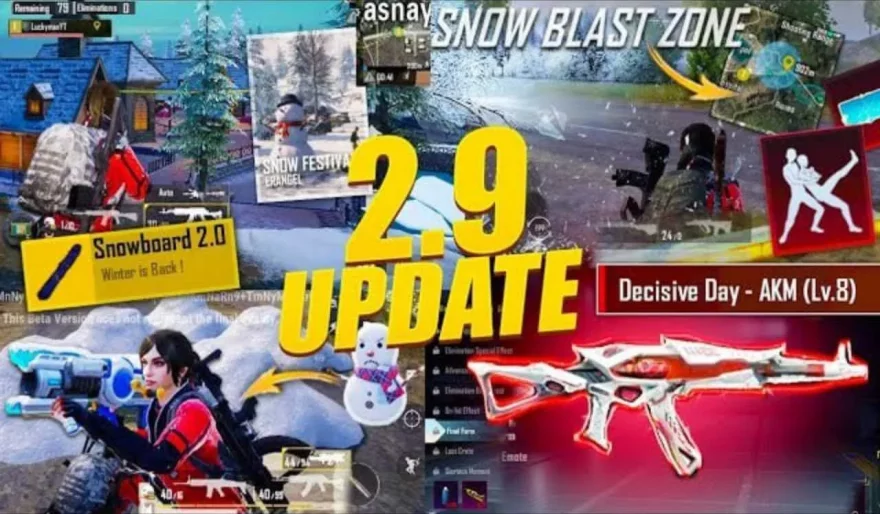 Anticipate PUBG Mobile 2.9 Update with Snowy Village and New Snow Challenges!