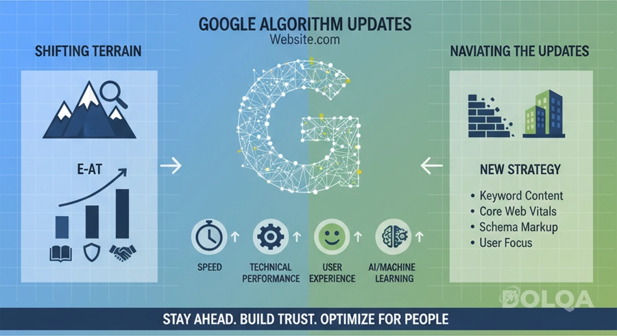 Google Algorithm Updates: Navigating the Shifting Terrain