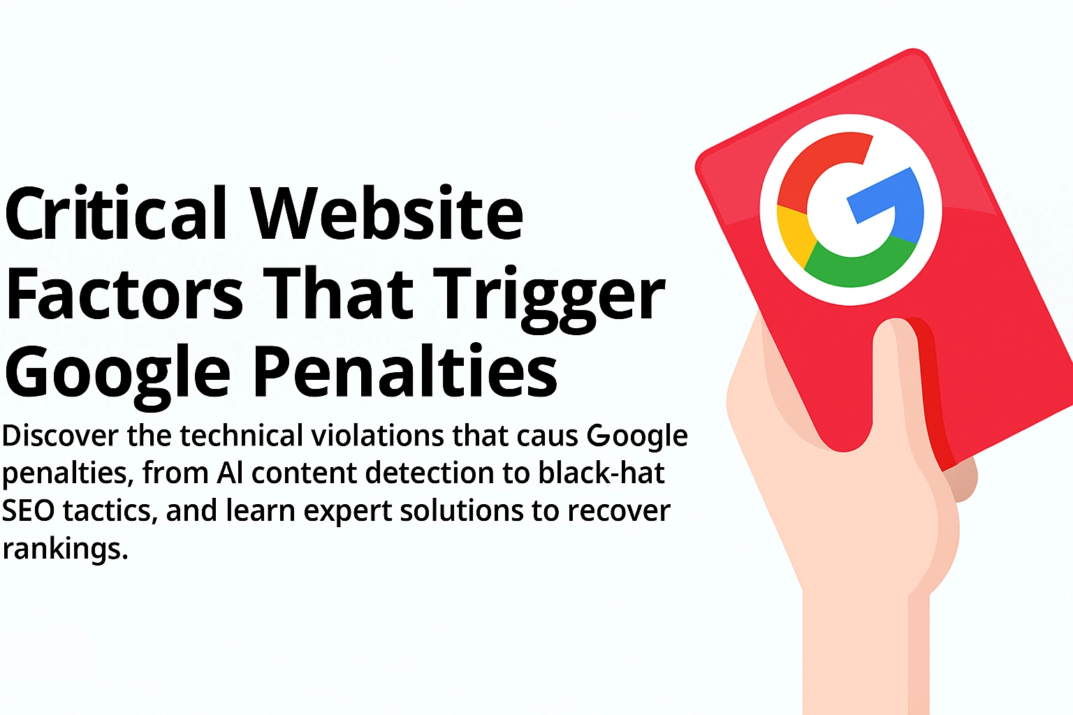 Critical Website Factors That Trigger Google Penalties